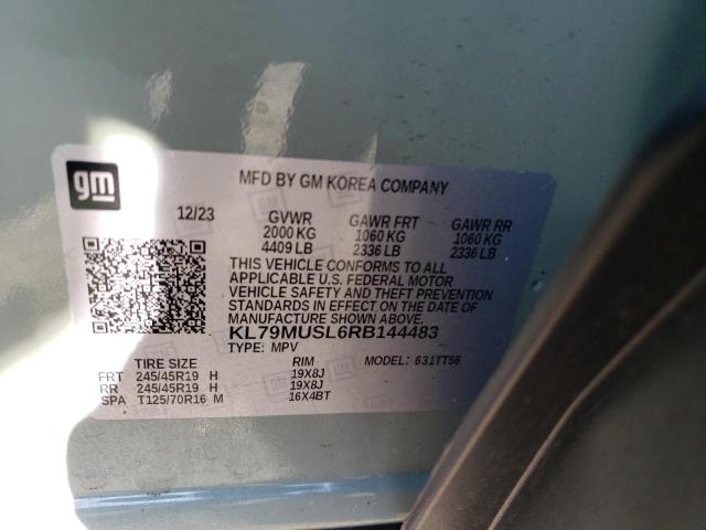 2024 CHEVROLET TRAILBLAZE - KL79MUSL6RB144483