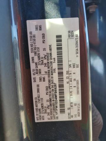 2021 FORD F150 SUPER - 1FTFW1ED4MFB69287