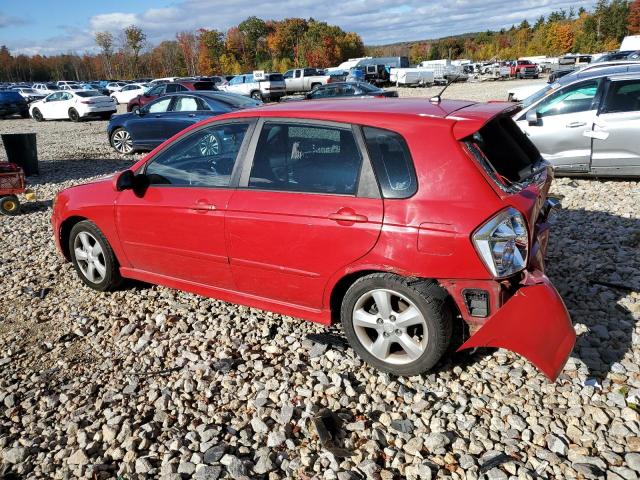 KIA SPECTRA5 5 2008 red  gas KNAFE162385017817 photo #3