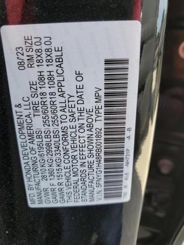 2024 HONDA PILOT EXL - 5FNYG1H48RB001892