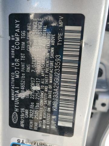 2016 HYUNDAI TUCSON LIM - KM8J33A25GU233593