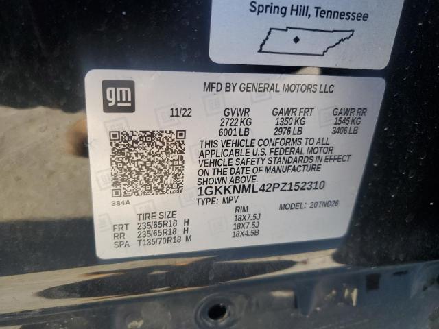 2023 GMC ACADIA SLT - 1GKKNML42PZ152310