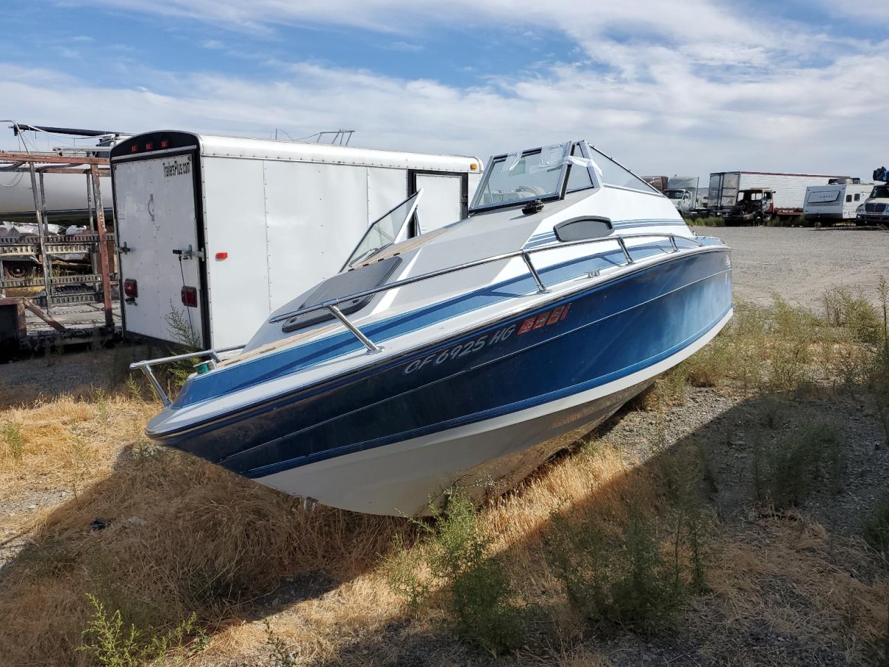 Lot #2928426809 1988 BLUE BOAT