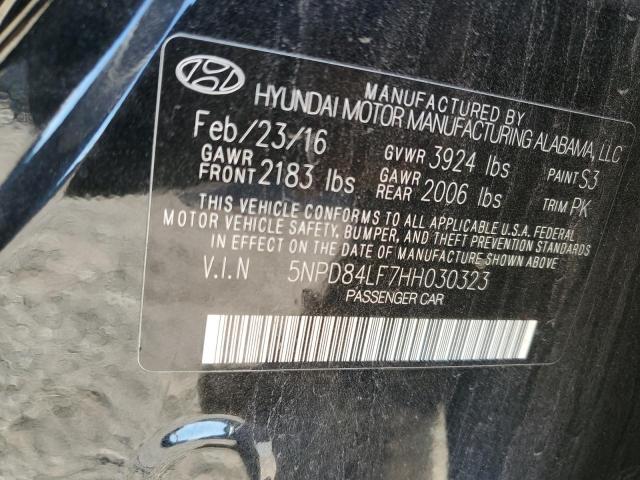 2017 HYUNDAI ELANTRA SE - 5NPD84LF7HH030323