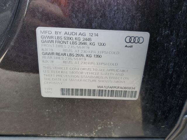 VIN WA1LFAFP0FA086834 2015 Audi Q5, Premium Plus no.14