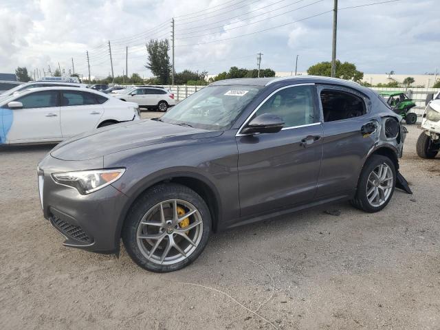 ALFA ROMEO STELVIO TI 2018 gray  gas ZASFAKBN4J7B94480 photo #1