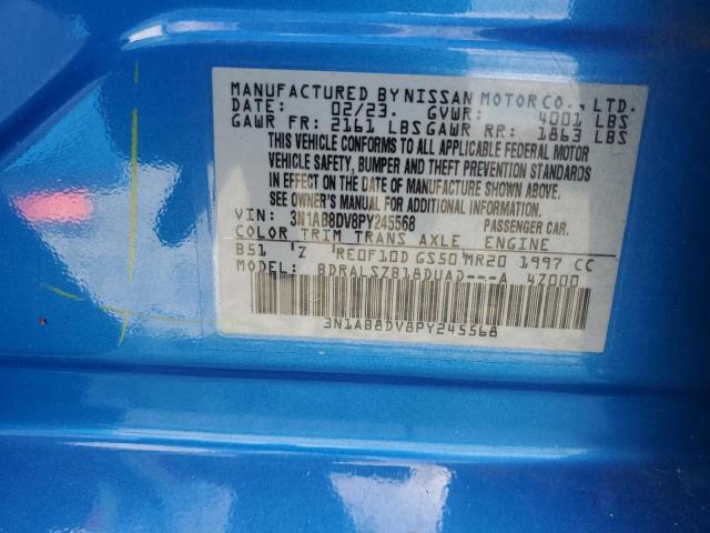 2023 NISSAN SENTRA SR - 3N1AB8DV8PY245568