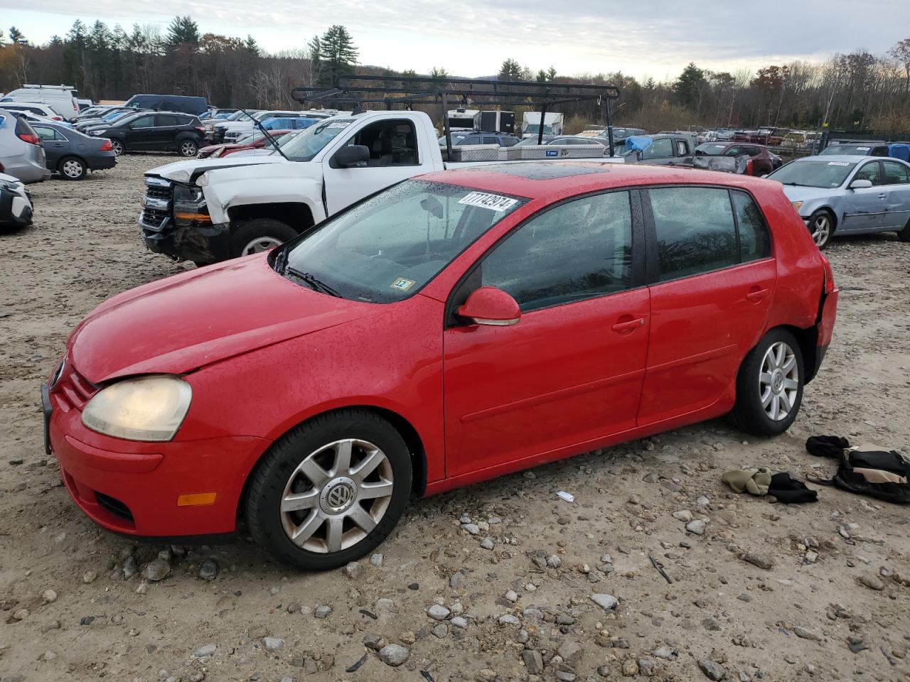 Lot #2962593905 2008 VOLKSWAGEN RABBIT