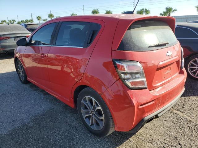 CHEVROLET SONIC LT 2017 red  gas 1G1JD6SB5H4142044 photo #3