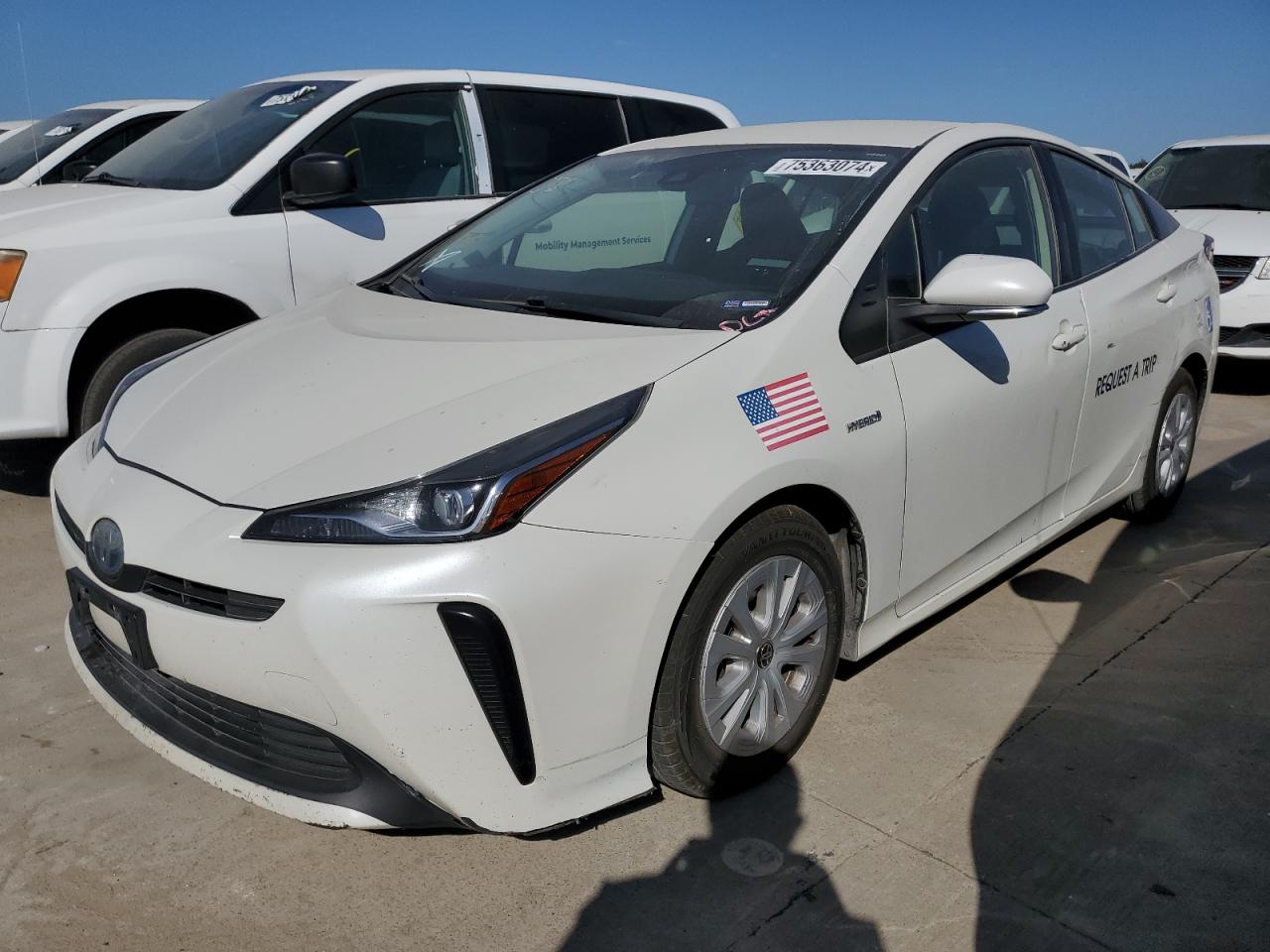 Lot #2925443450 2019 TOYOTA PRIUS