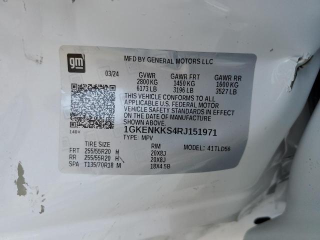 2024 GMC ACADIA UPL 1GKENKKS4RJ151971