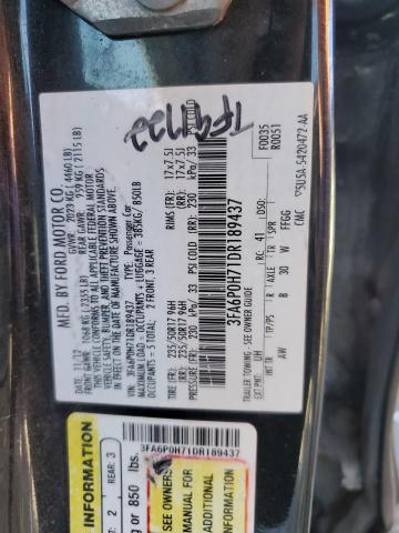 VIN 3FA6P0H71DR189437 2013 Ford Fusion, SE no.12