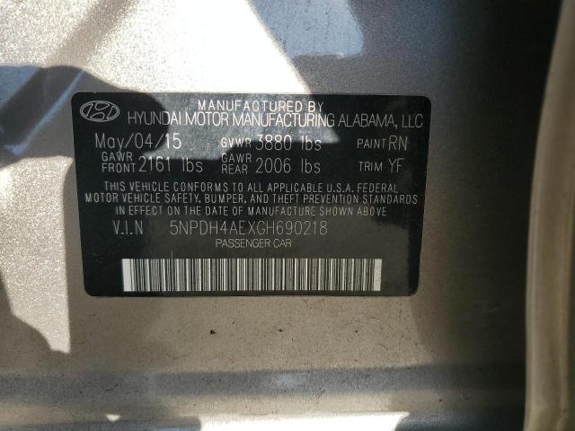 2016 HYUNDAI ELANTRA SE - 5NPDH4AEXGH690218
