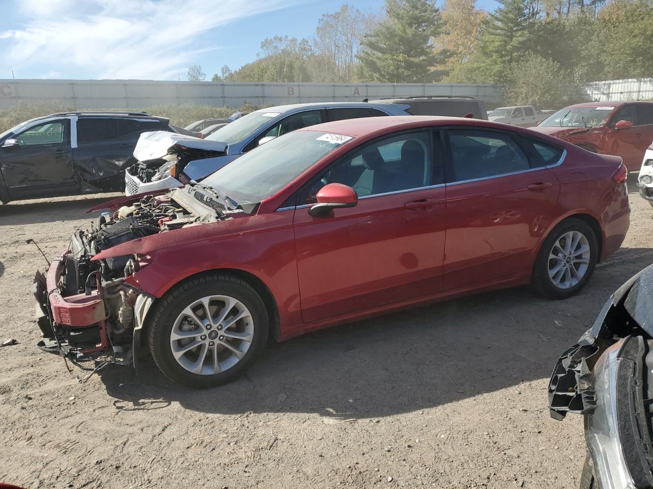 Lot #2955356552 2020 FORD FUSION SE