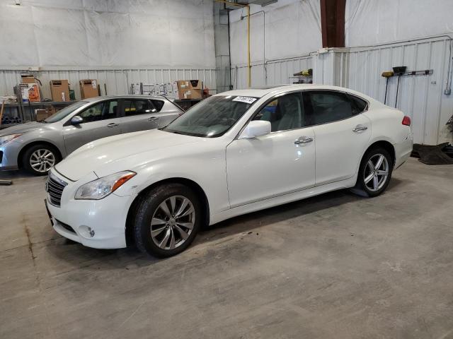INFINITI M37 X 2013 white sedan 4d gas JN1BY1AR1DM601472 photo #1