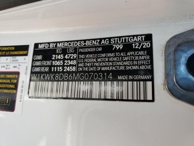 2021 MERCEDES-BENZ C 300 - W1KWK8DB6MG070314