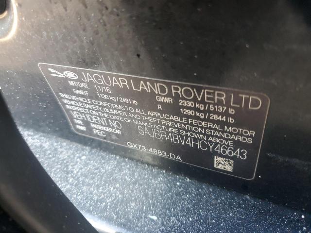 2017 JAGUAR XF SAJBR4BV4HCY46643