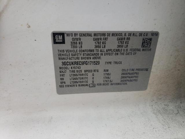 2015 CHEVROLET SILVERADO - 3GCUKREC9FG171529