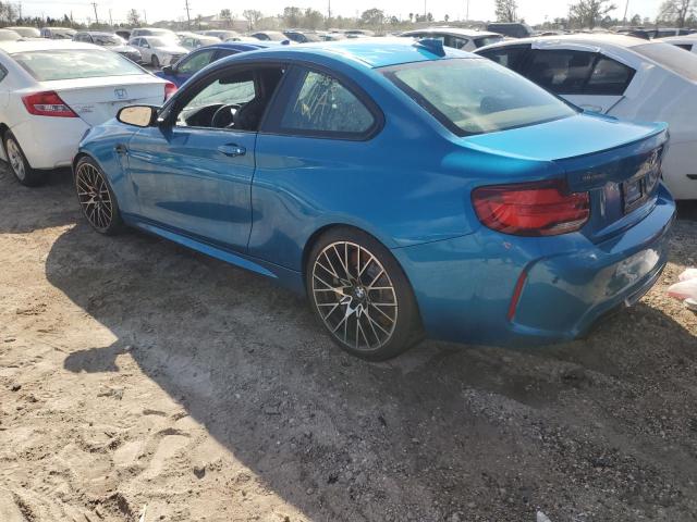 BMW M2 COMPETI 2020 blue  gas WBS2U7C08L7E49953 photo #3