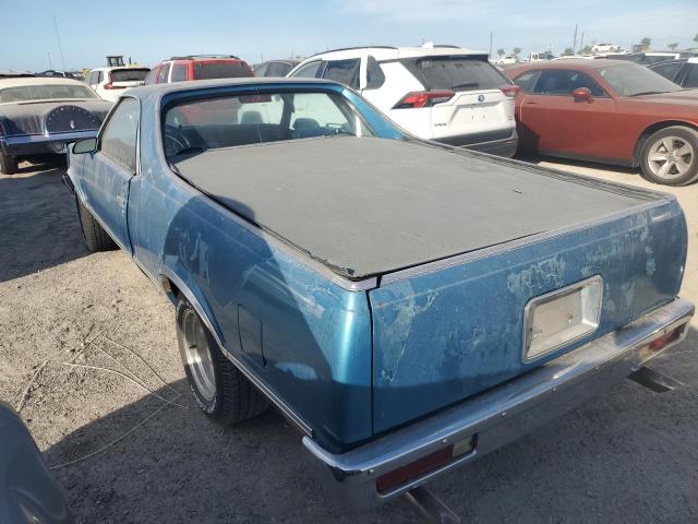 CHEVROLET EL CAMINO 1987 blue pickup gas 3GCCW80Z9HS905561 photo #3