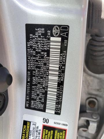 2019 TOYOTA COROLLA L - 2T1BURHE4KC168928