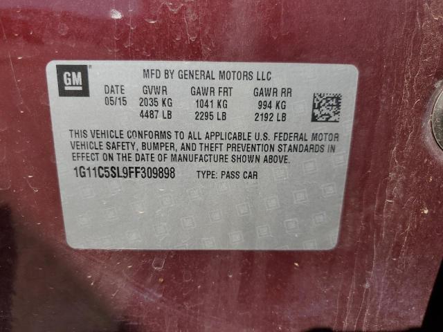 2015 CHEVROLET MALIBU 1LT - 1G11C5SL9FF309898