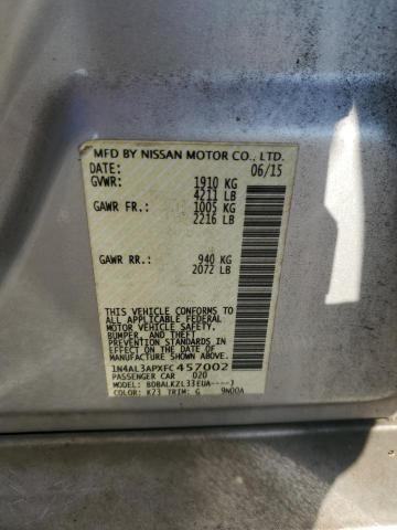 VIN 1N4AL3APXFC457002 2015 Nissan Altima, 2.5 no.12