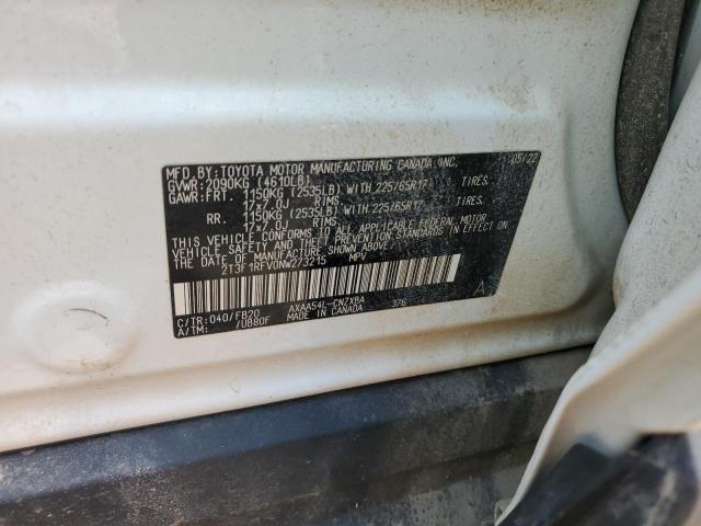 VIN 2T3F1RFV0NW273215 2022 TOYOTA RAV4 no.13