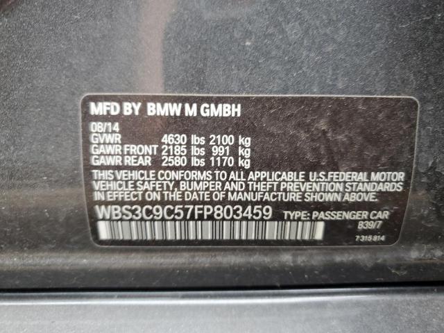 2015 BMW M3 WBS3C9C57FP803459