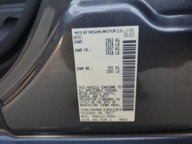 2022 NISSAN ALTIMA S - 1N4BL4BV9NN390189