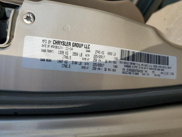 2015 DODGE GRAND CARA - 2C4RDGBG4FR600369