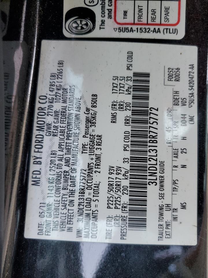 Lot #3028393808 2011 LINCOLN MKZ HYBRID