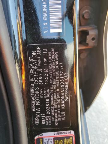 VIN KNADN4A39D6172577 2013 KIA Rio, EX no.12