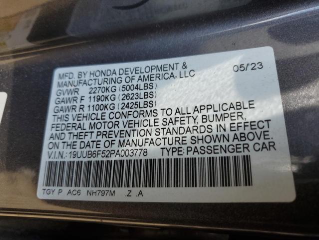 2023 ACURA TLX A-SPEC 19UUB6F52PA003778