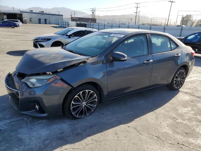 TOYOTA COROLLA L 2015 charcoal sedan 4d gas 5YFBURHE5FP280305 photo #1