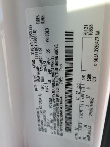 2021 FORD F150 SUPER - 1FTFW1E59MFA31804