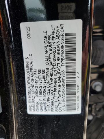 2022 HONDA ACCORD HYB - 1HGCV3F54NA019365