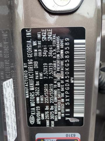 2019 KIA SORENTO LX - 5XYPGDA50KG589589