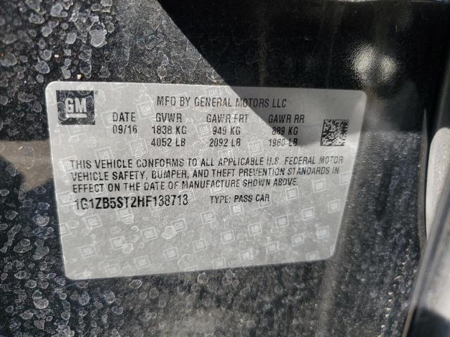 2017 CHEVROLET MALIBU LS - 1G1ZB5ST2HF138713