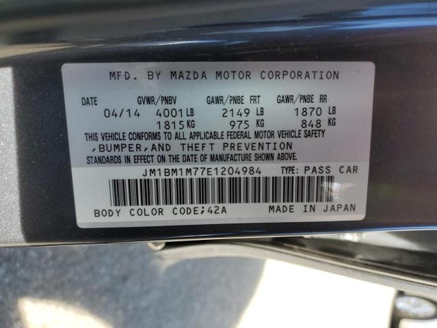 VIN JM1BM1M77E1204984 2014 Mazda 3, Grand Touring no.12