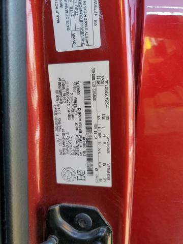 2016 FORD F150 SUPER - 1FTEW1EF4GFA02512