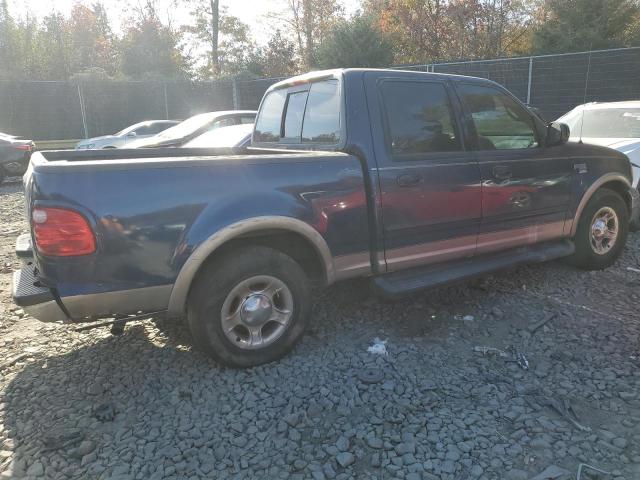 FORD F150 SUPER 2002 blue crew pic gas 1FTRW07L12KB92848 photo #4