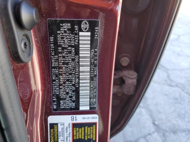 2016 TOYOTA AVALON XLE - 4T1BK1EB3GU231900