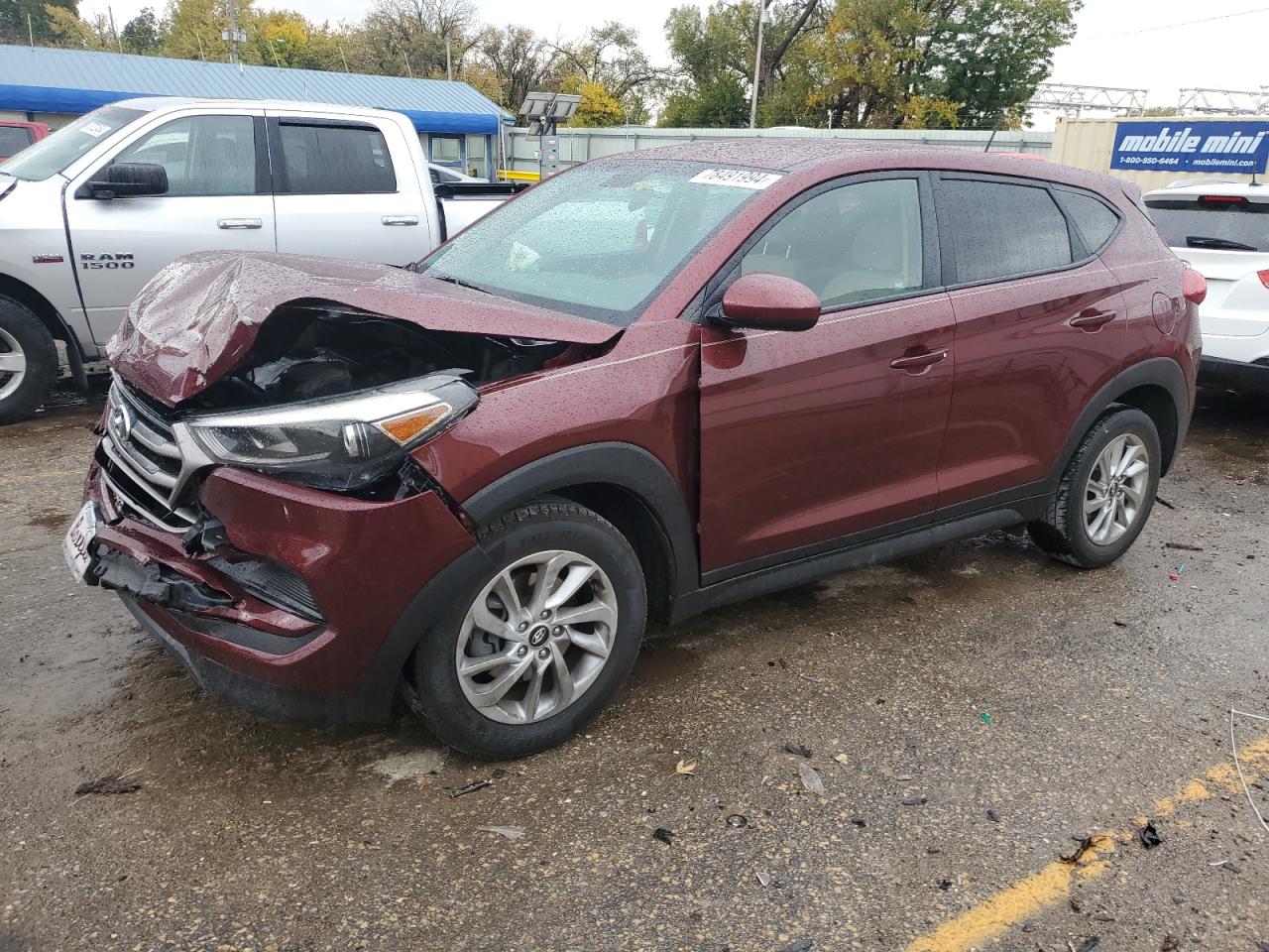 Lot #3023178127 2016 HYUNDAI TUCSON SE