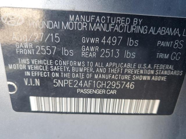 2016 HYUNDAI SONATA SE - 5NPE24AF1GH295746