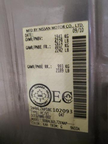 2011 NISSAN ALTIMA BAS - 1N4AL2AP1BC102093