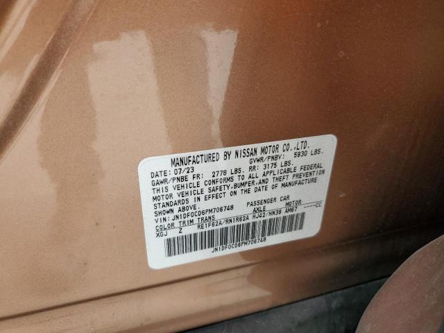 2023 NISSAN ARIYA PLAT JN1DF0CD6PM706748