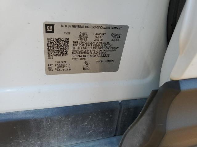 2019 CHEVROLET EQUINOX LT - 2GNAXUEV9K6283236