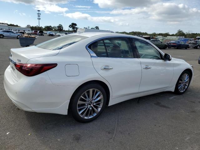 INFINITI Q50 LUXE 2024 white  gas JN1EV7BR3RM631281 photo #4