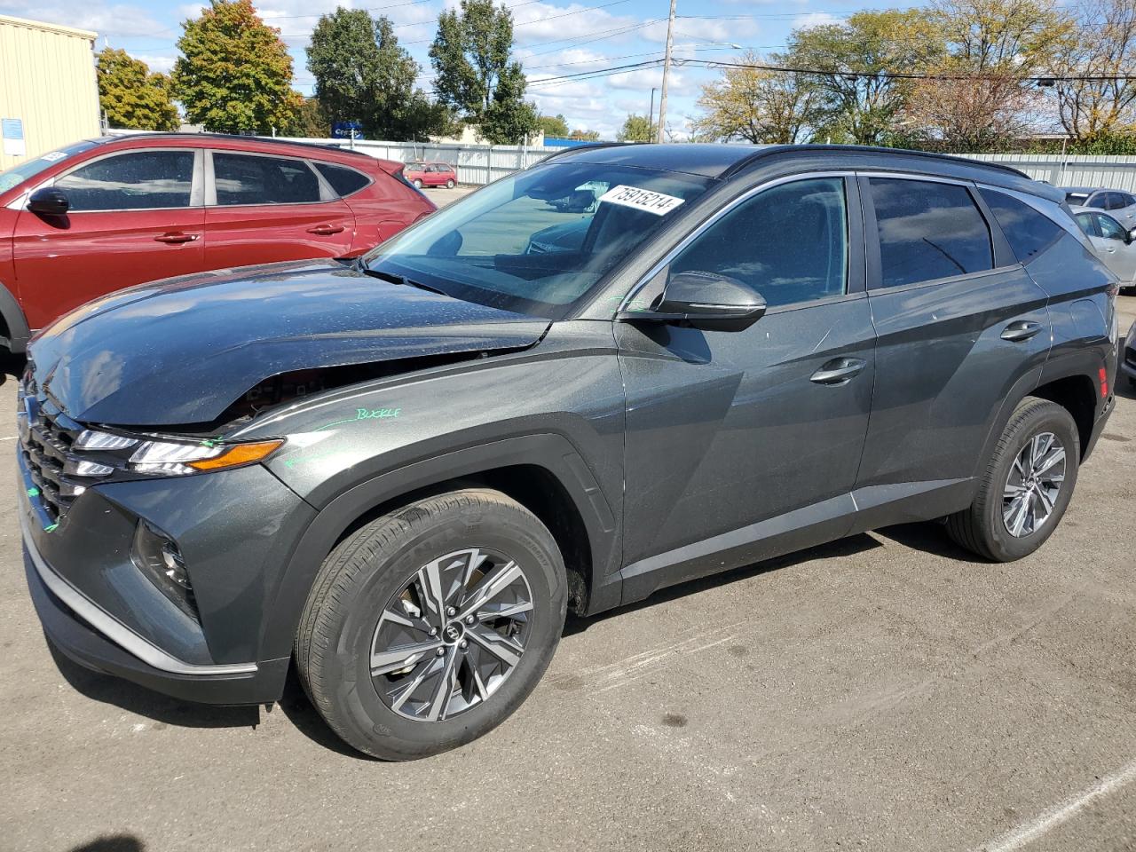 Lot #2991313124 2022 HYUNDAI TUCSON BLU